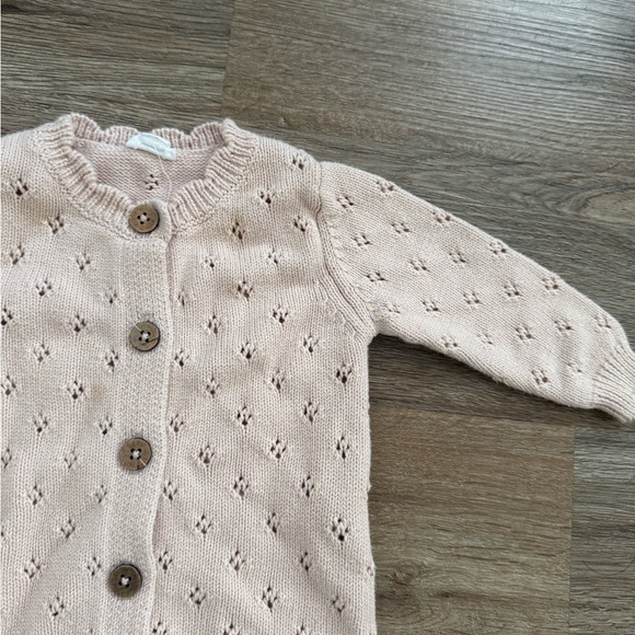 Jamie Kay Soft Pink Knit Baby Outfit - Picture 6 of 9